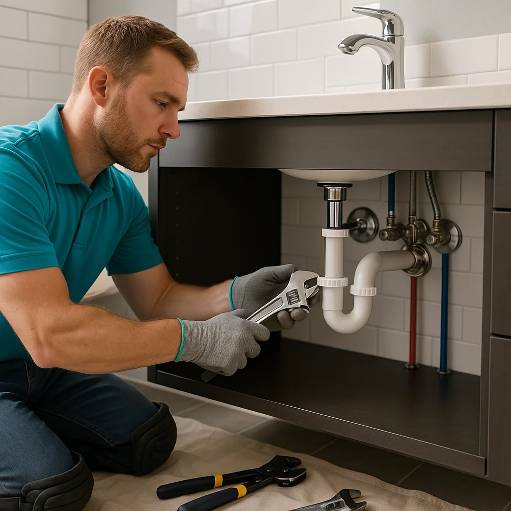 Bathroom plumbing remodeling