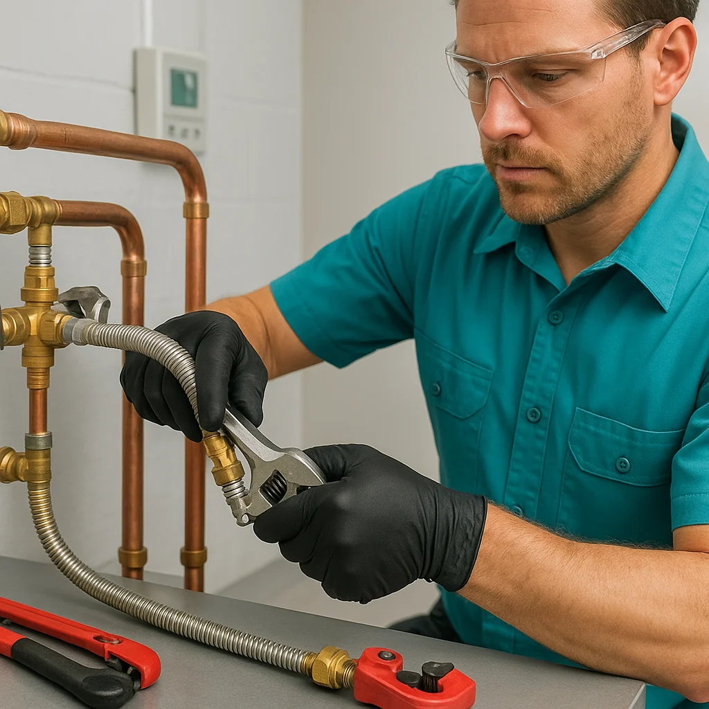 Gas line repair and installation