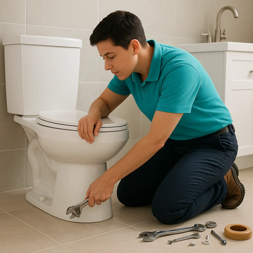 Toilet repair and installation